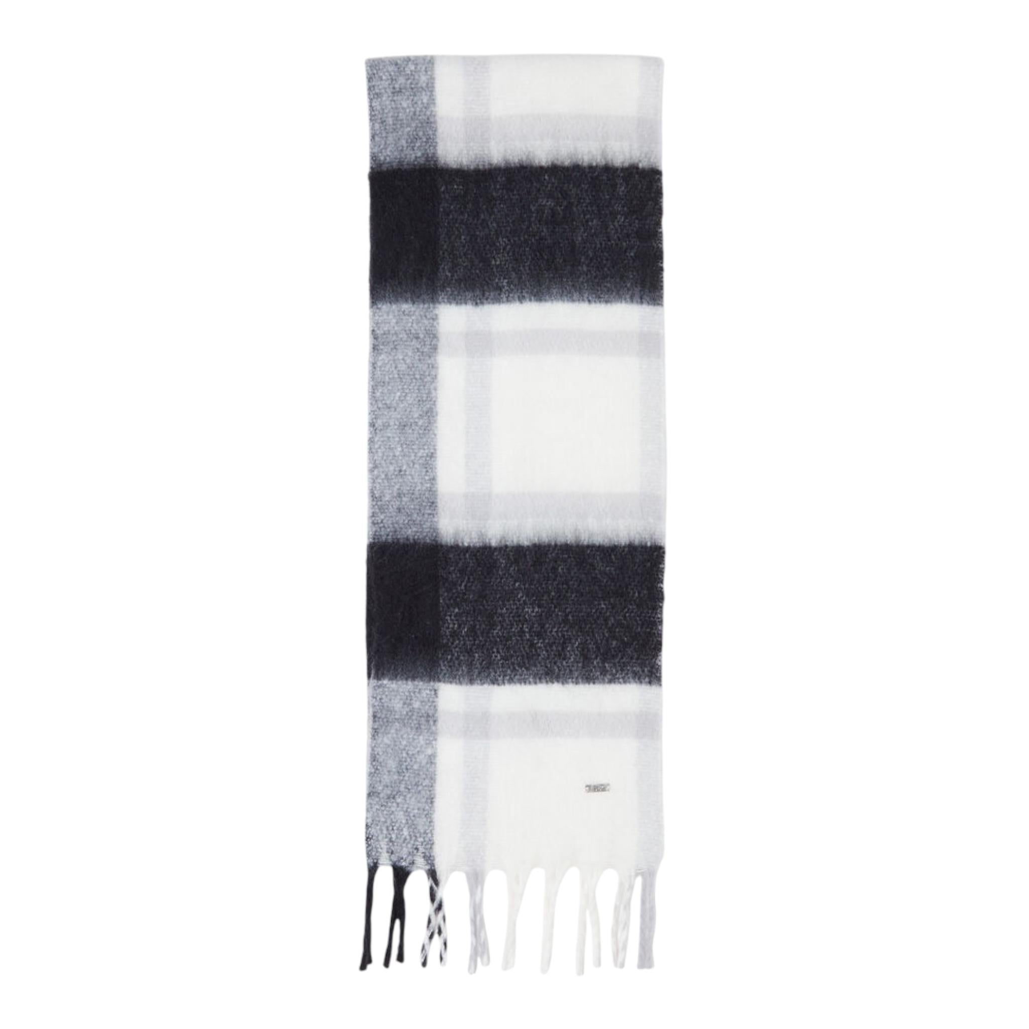 LIU JO sciarpa bicolore con frange Bianco/nero per Bambina GF4227 BIANCO/NERO LIU JO