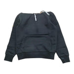 REFRIGIWEAR felpa tinta unita con cappuccio in contrasto Nero per Bambino RW352 NERO REFRIGIWEAR