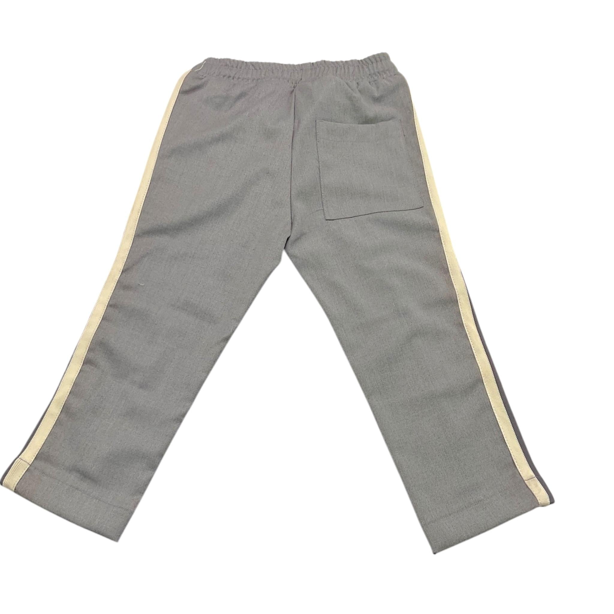 M+E' pantalone tinta unita con elastico in vita Grigio per Neonato UEM0216N GRIGIO M+E'