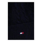 TOMMY HILFIGER set cappello-sciarpa tinta unita Blu per Neonato KN0KN01731 BLU TOMMY HILFIGER