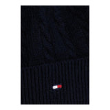 TOMMY HILFIGER set cappello-sciarpa tinta unita Blu per Neonato KN0KN01731 BLU TOMMY HILFIGER