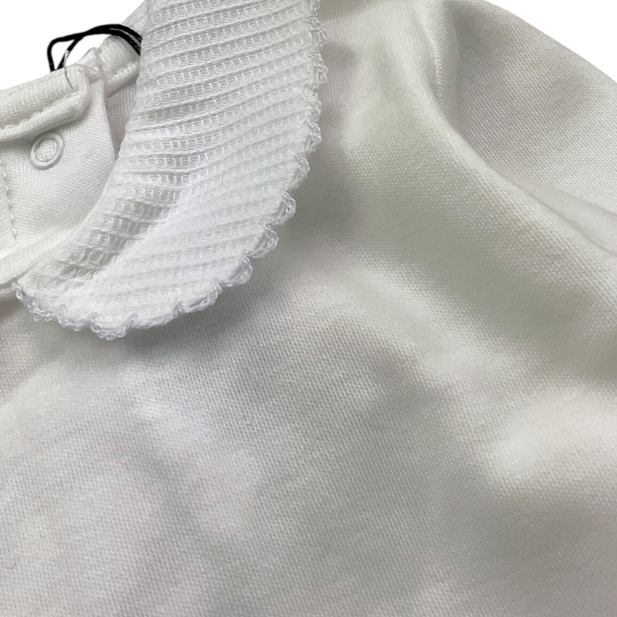 BABIDU body tinta unita con colletto Bianco per Neonato 32454 BIANCO BABIDU