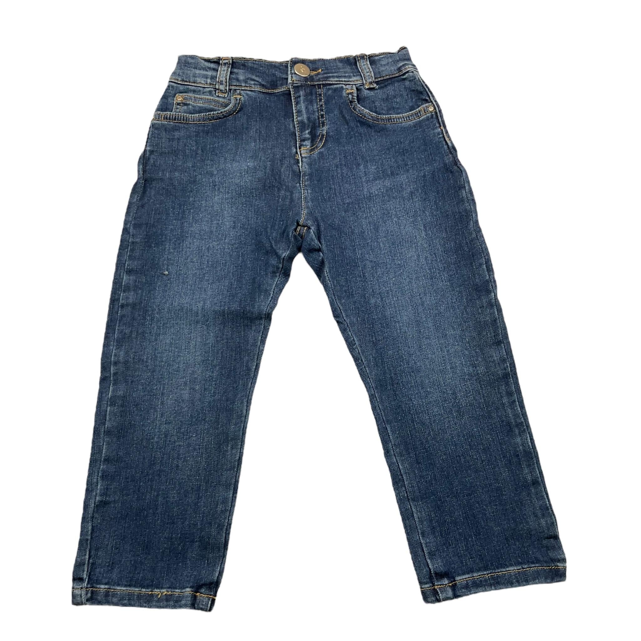 LIU JO jeans tinta unita con girovita regolabile Blu per Bambina KF4132 BLU LIU JO