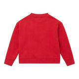STELLA McCARTNEY felpa chiusa girocollo tinta unita con frange Rosso per Bambina TT4D20 ROSSO STELLA McCARTNEY