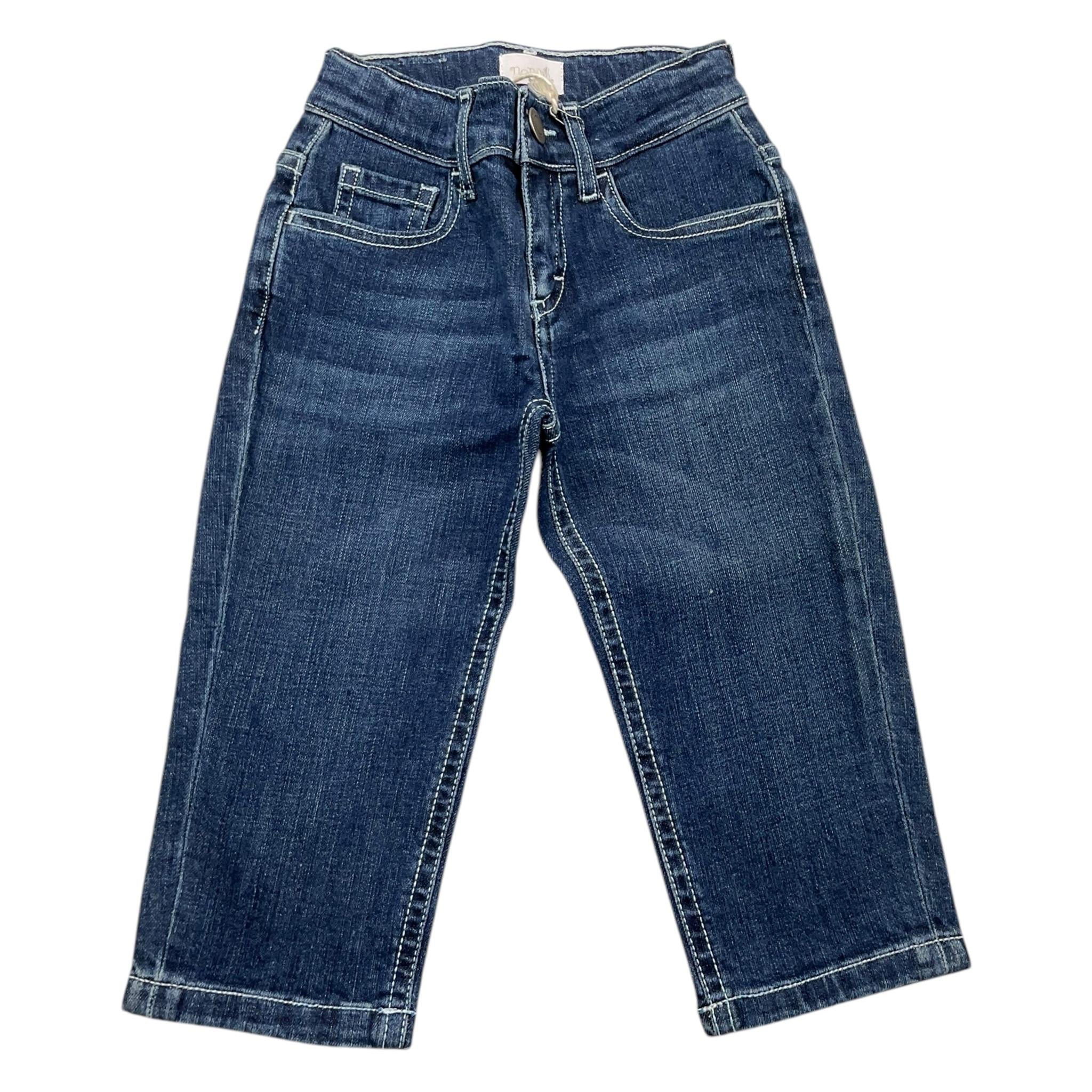 NANAN jeans tinta unita con girovita regolabile Blu per Neonato I2423012BL BLU NANAN