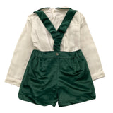 VALENTINA BEBES completo 2 pezzi camicia-salopette Verde per Neonato MAR200 VERDE VALENTINA BEBES
