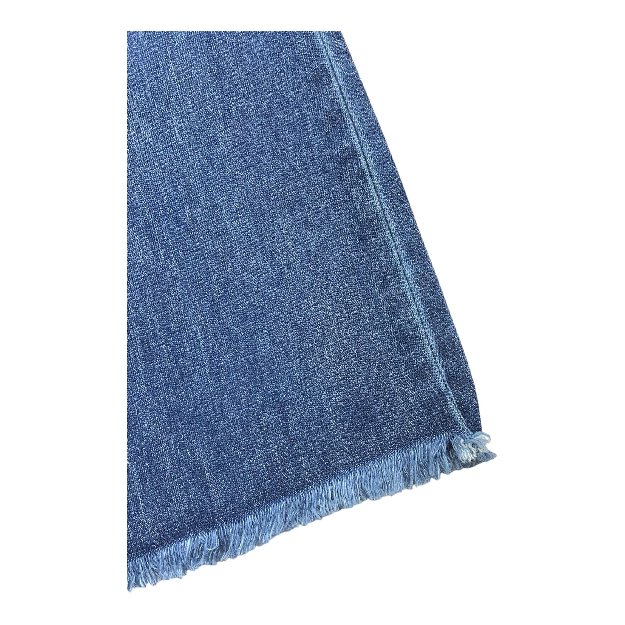 TO be too jeans tinta unita con girovita regolabile modello a zampa Blu per Bambina TFJF24P479 BLU TO be too
