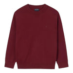 NUKUTAVAKE maglia tinta unita girocollo Bordeaux per Bambino 354 BORDEAUX NUKUTAVAKE
