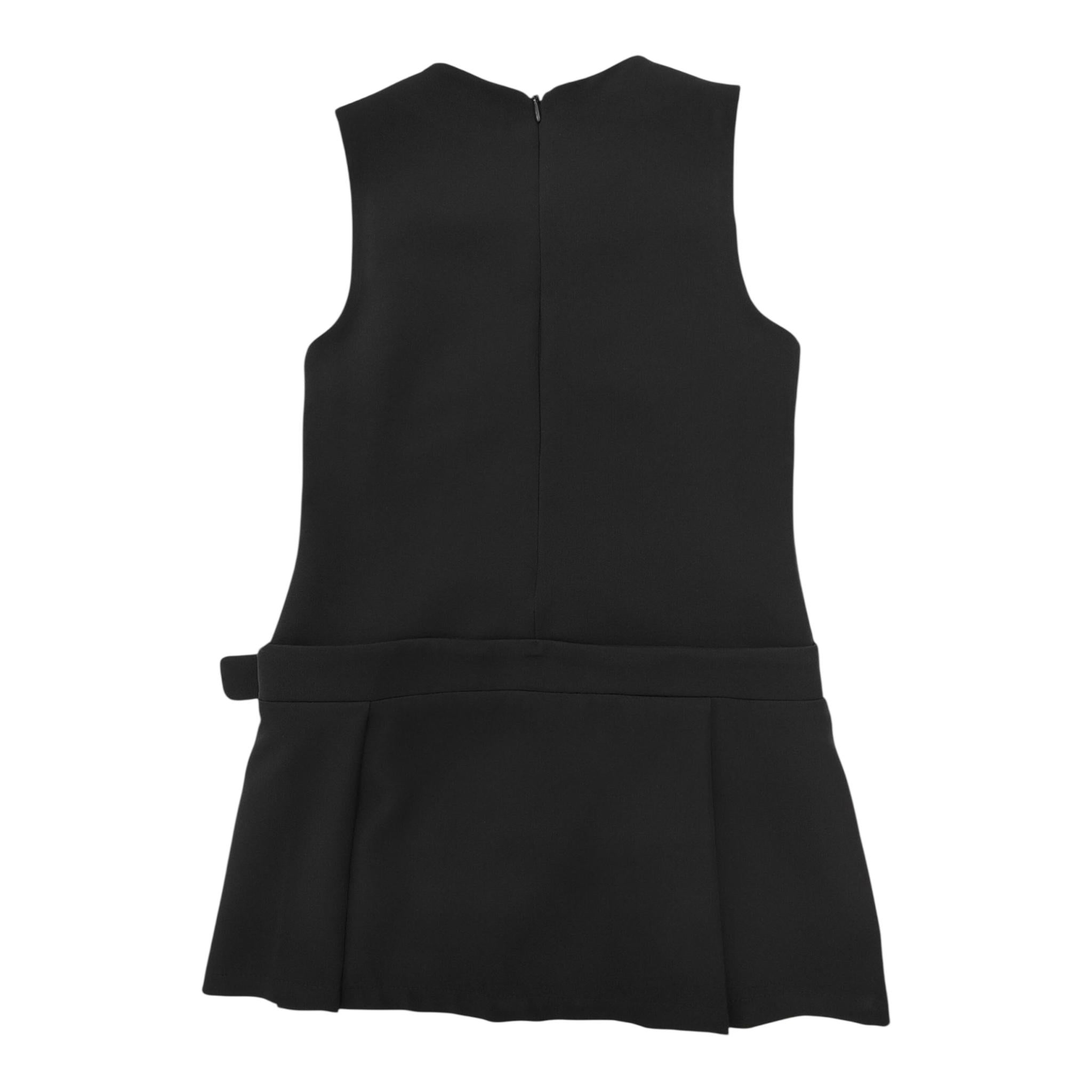 LU LU BY MISS GRANT abito giromanica tinta unita Nero per Bambina LL3058 NERO LU LU BY MISS GRANT
