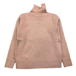 SMILE YES maglia tinta unita collo alto Rosa per Bambina BA963 ROSA SMILE YES