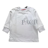 CESARE PACIOTTI shirt girocollo tinta unita con stampa Bianco per Neonato TSP5375B BIANCO CESARE PACIOTTI