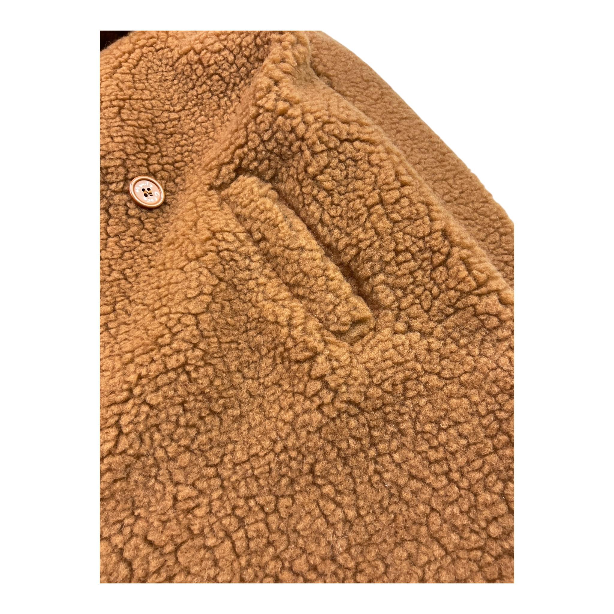 MANILA GRACE cappotto modello teddy tinta unita Biscotto per Bambina MG1832 BISCOTTO MANILA GRACE