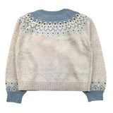 MAYORAL maglia girocollo bicolore con ricami Beige per Bambina 4358 BEIGE MAYORAL