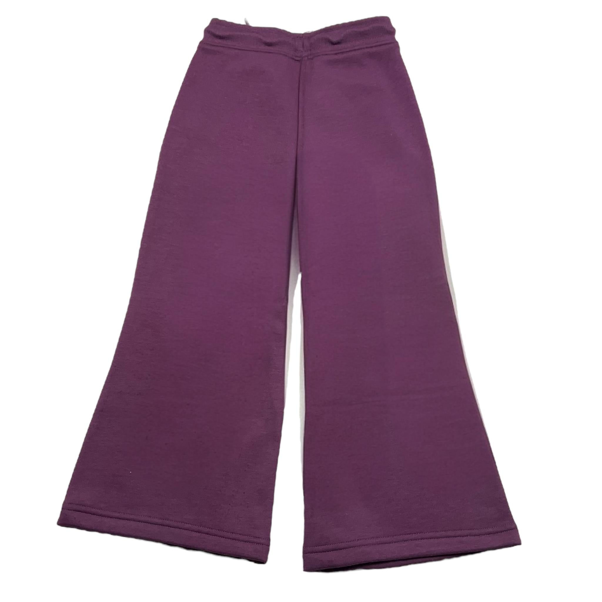 K-WAY pantalone modello tuta a palazzo tinta unita Viola per Bambina K3131PW VIOLA K-WAY