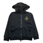 REFRIGIWEAR felpa tinta unita con zip e cappuccio Nero per Bambino RW700X NERO REFRIGIWEAR