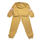 GAELLE completo 2 pezzi felpa-pantalone tinta unita Beige per Bambina 2741T00525XX BEIGE GAELLE