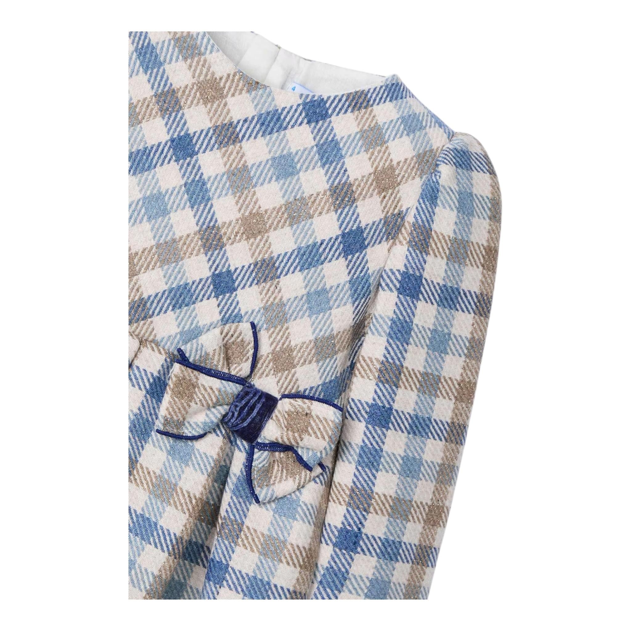 MAYORAL abito tricolore con fantasia a quadri Bianco per Bambina 4914 BIANCO MAYORAL