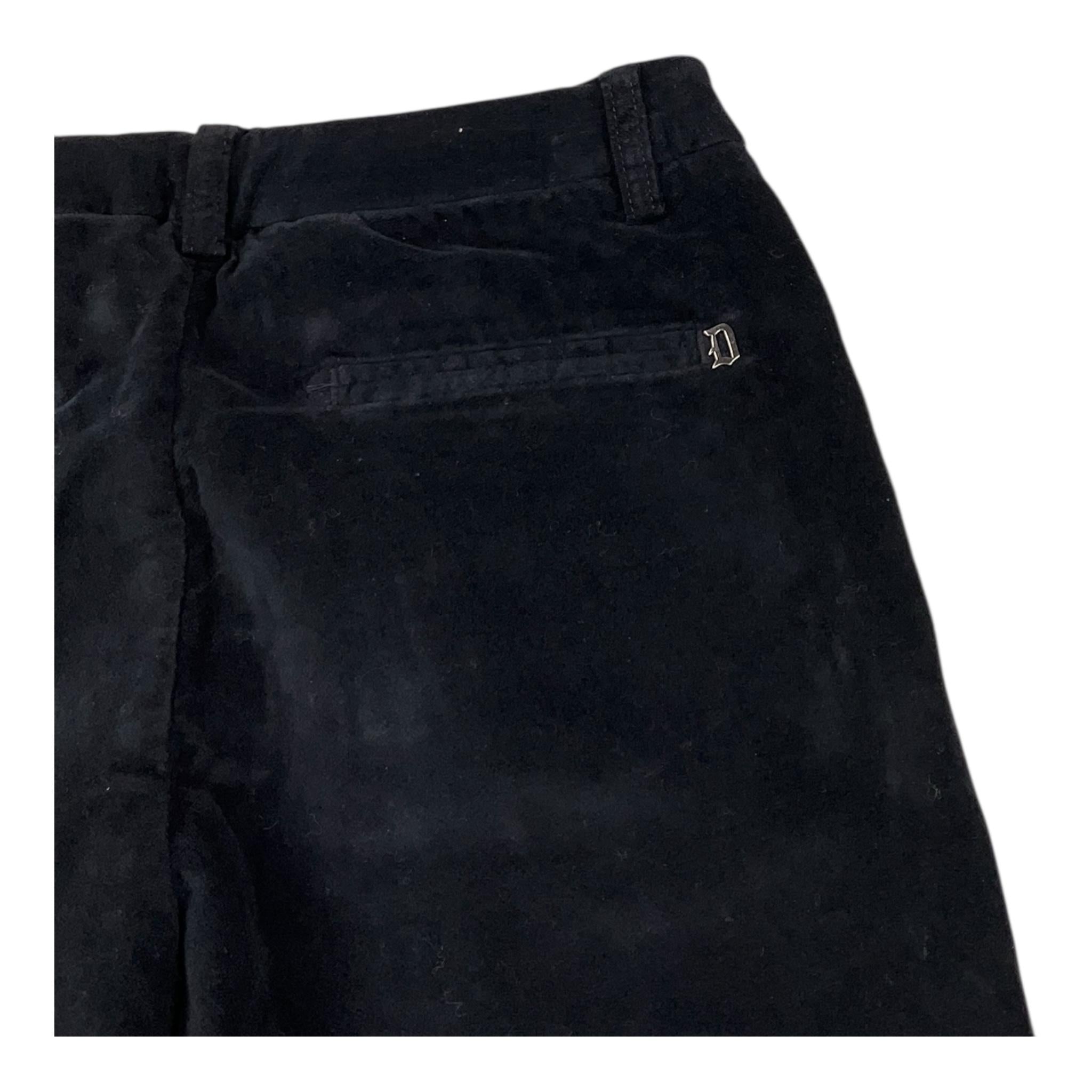 DONDUP pantalone tinta unitacon girovita regolabile Blu per Bambino DMPA008 BLU DONDUP