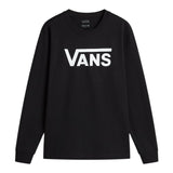VANS shirt girocollo tinta unita con logo Nero per Bambino VN000XIY28 NERO VANS