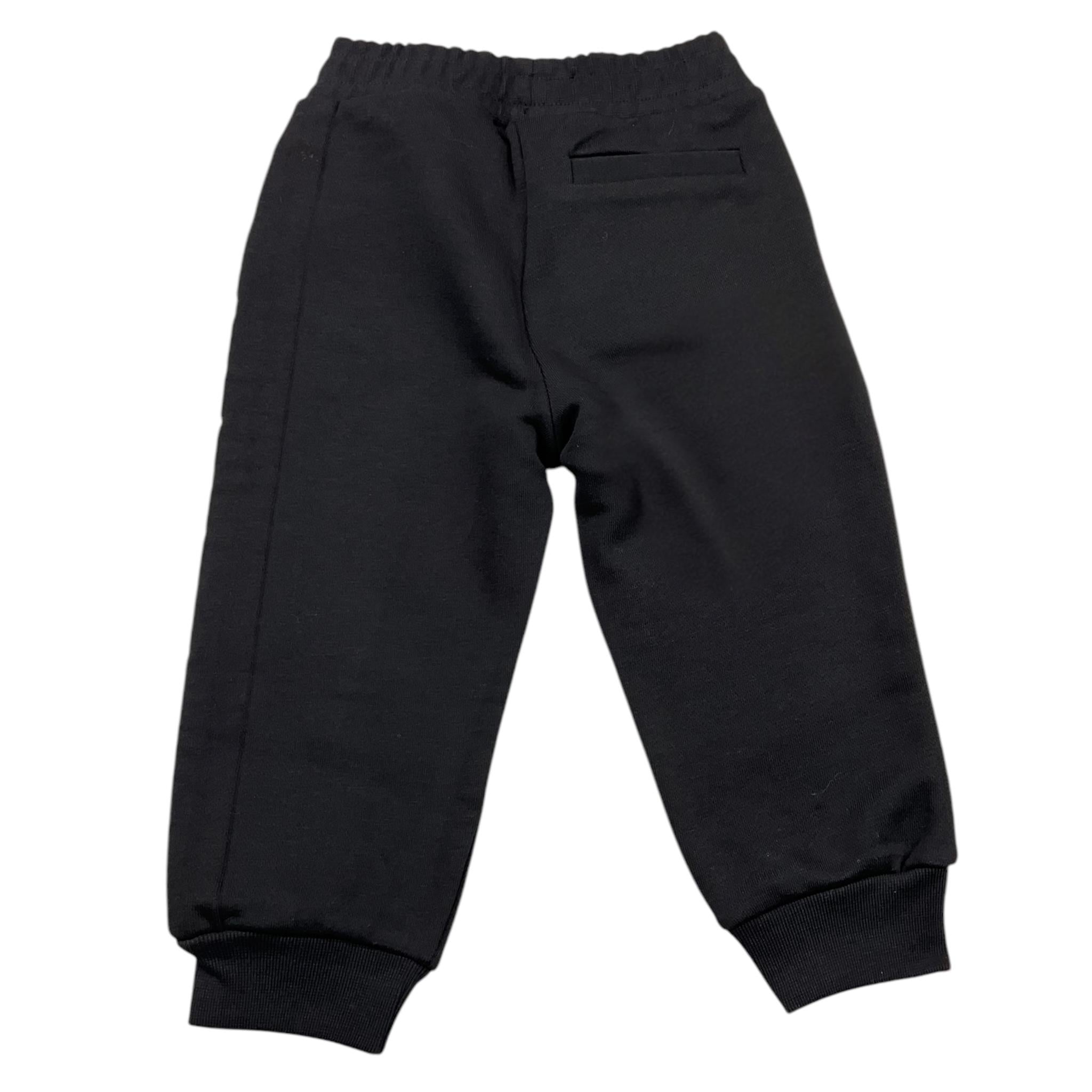 ICEBERG pantalone tuta tinta unita con striscia in contrasto Nero per Neonato PFICE5314B NERO ICEBERG