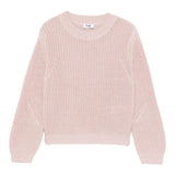 IL GUFO maglia tinta unita con trecce Rosa per Bambina A24MA452EM109 ROSA IL GUFO