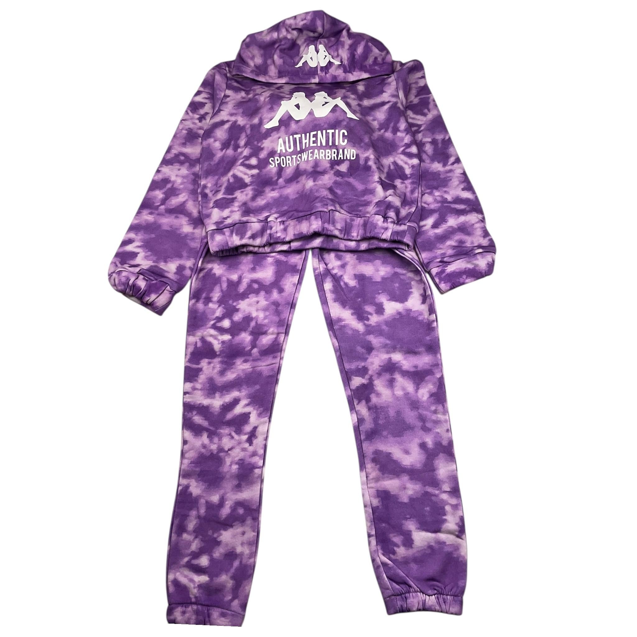 KAPPA completo 2 pezzi felpa-pantalone Viola per Bambina 3741FY0145 VIOLA KAPPA