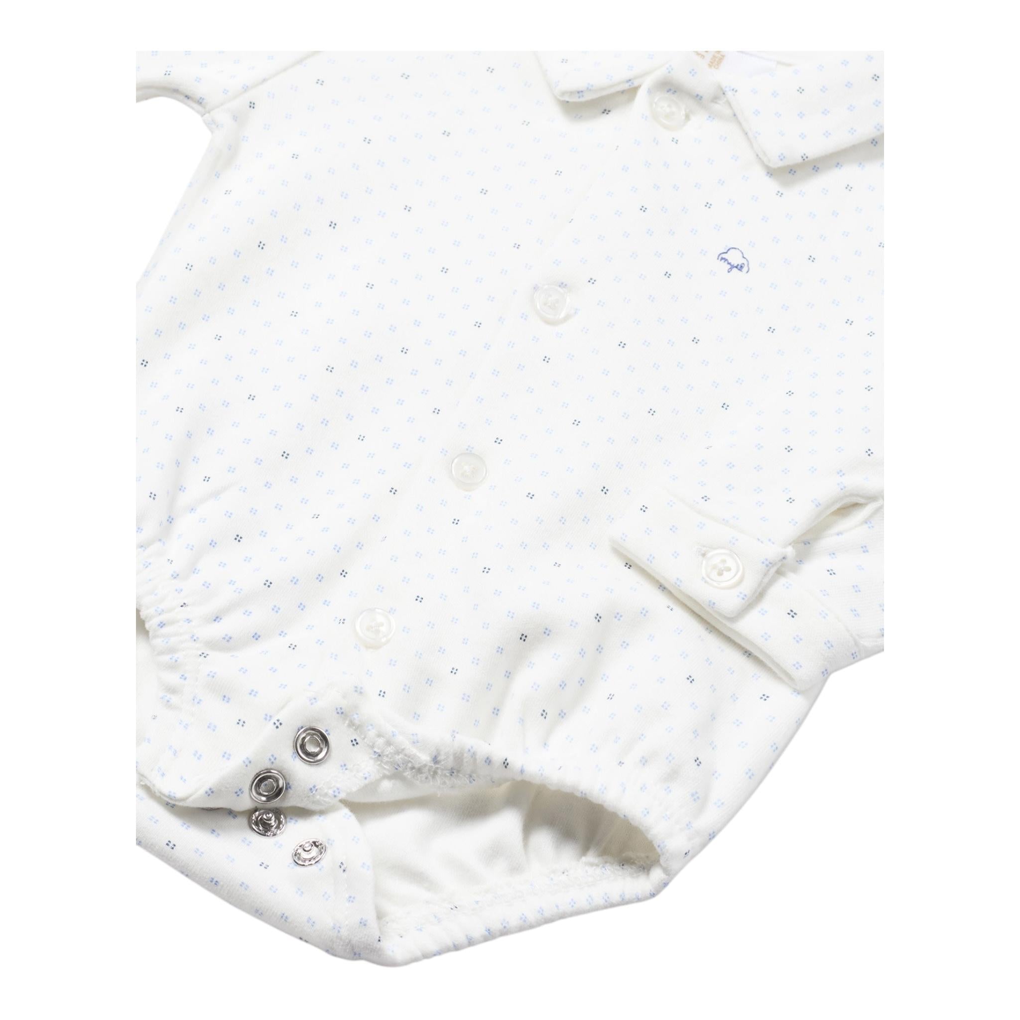 MAYORAL body camicia manica lunga tinta unita Bianco per Neonato 2797 BIANCO MAYORAL