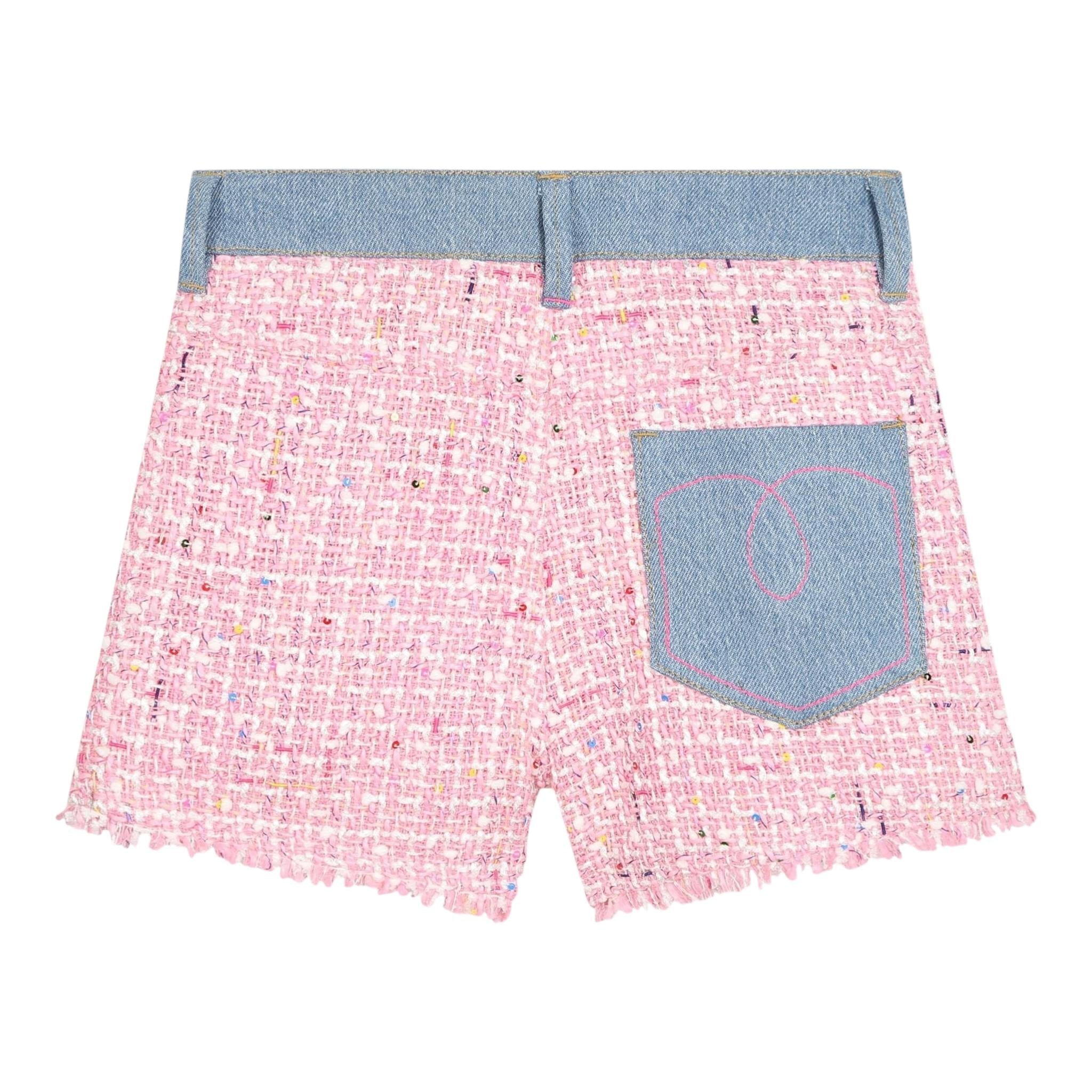 BillIEBLUSH short bicolore con girovita regolabile Blu/rosa per Bambina U20457 BLU/ROSA BillIEBLUSH