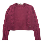 Kocca maglia tinta unita girocollo Bordeaux per Bambina A24JMA294 BORDEAUX Kocca