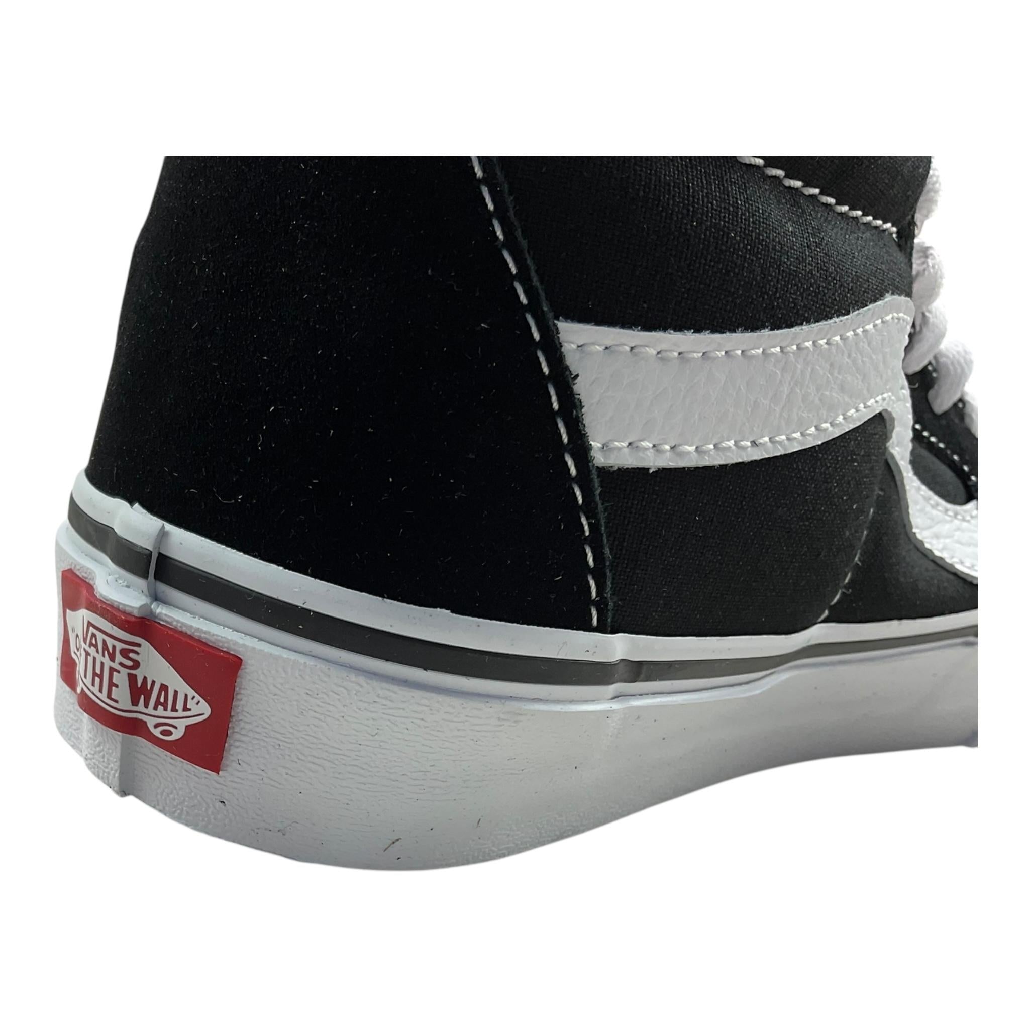 VANS sneakers collo alto tinta unita Nero per Bambino VN000D5IB8C1 NERO VANS
