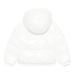 MOSCHINO giubbino tinta unita con cappuccio Bianco per Bambina HDS04R BIANCO MOSCHINO