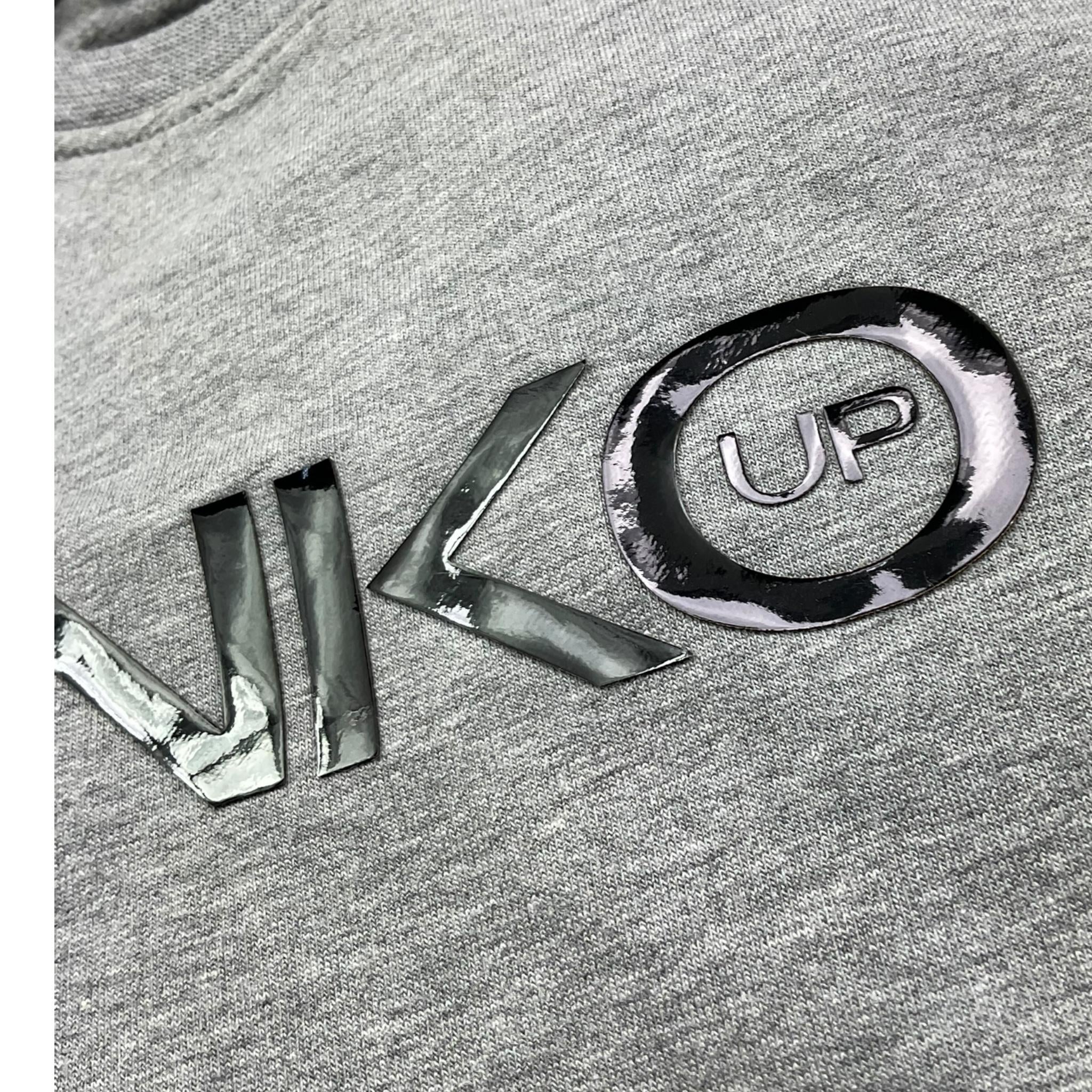 PINKO felpa girocollo tinta unita con stampa Grigio per Bambina F4PIJGSW090 GRIGIO PINKO