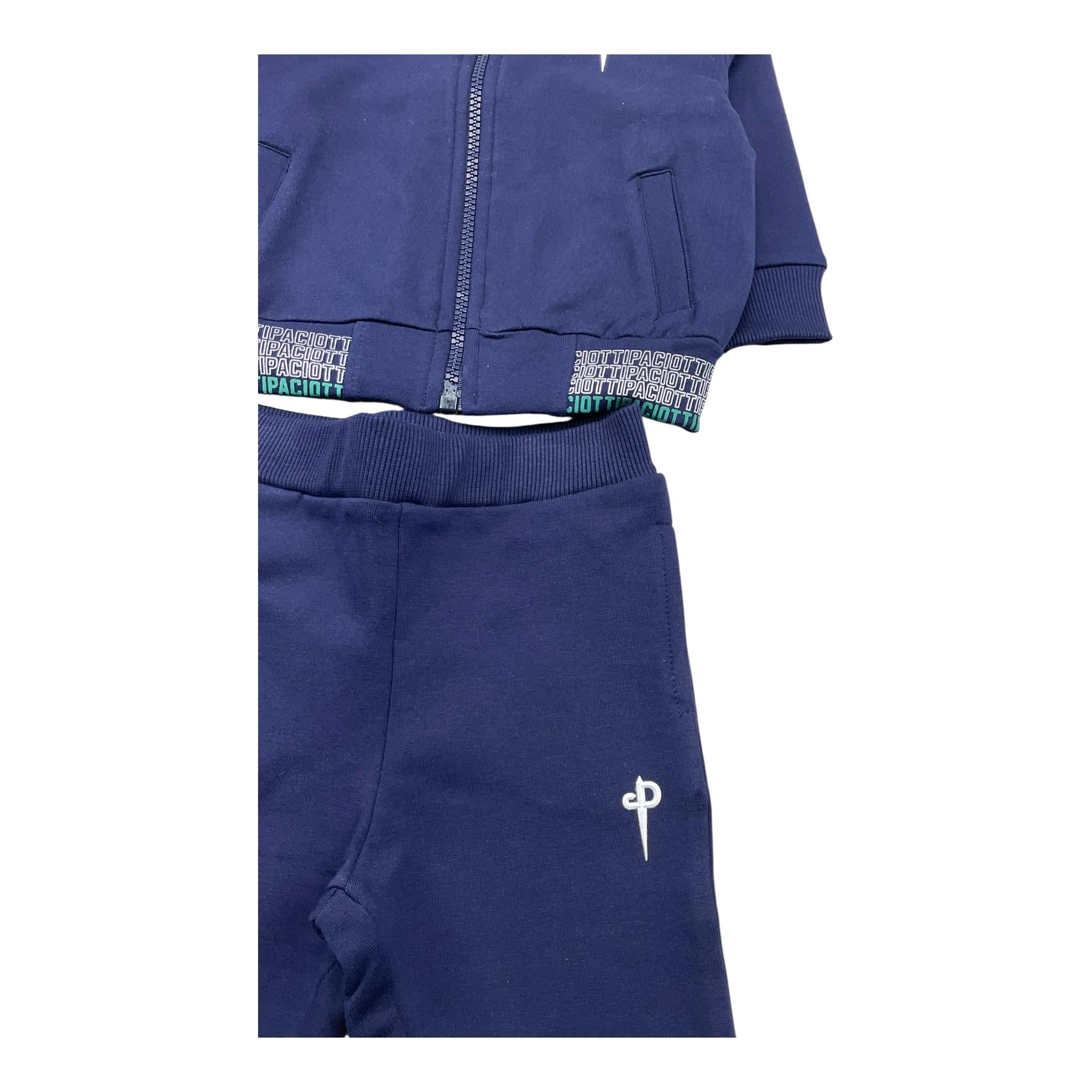 CESARE PACIOTTI completo 2 pezzi felpa-pantalone tinta unita Blu per Neonato COMP4306B BLU CESARE PACIOTTI