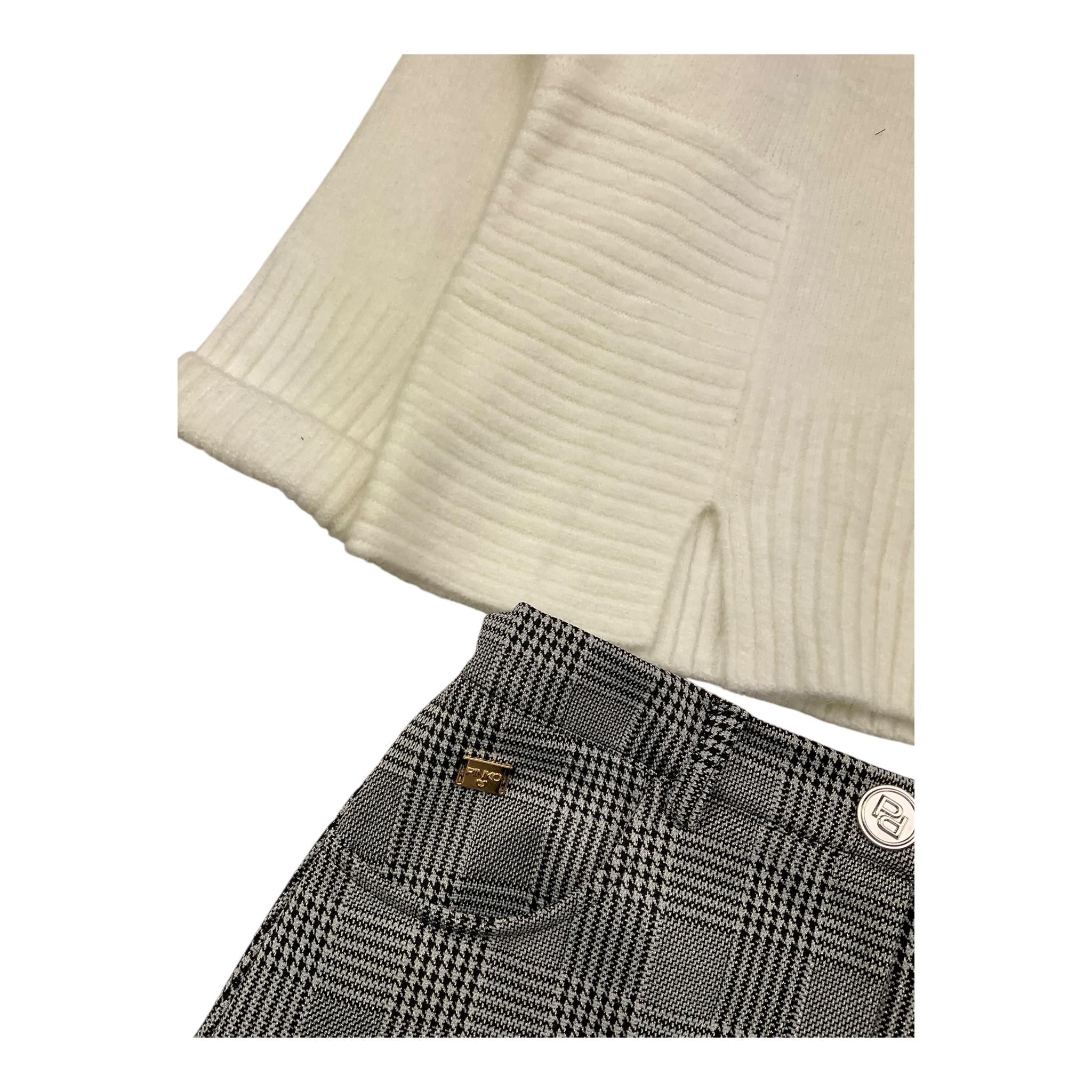 PINKO complet 2 pezi maglia-short Bianco per Bambina P4PIJP016 BIANCO PINKO