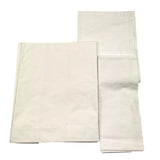 LE BEBE' set 3 pezzi lenzuola tinta unita cn ricami Bianco per Neonata LBG5986 BIANCO LE BEBE'