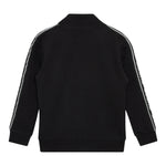 GUESS felpa con zip tinta unita con maniche logate Nero per Bambino L2YQ47K6S1 NERO GUESS