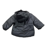 NEVER TOO giubbino tinta unita con zip e cappuccio Nero per Neonato NT1430N NERO NEVER TOO