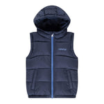 LEVI'S giubbino smanicato tinta unita con zip e cappuccio Blu per Bambino 8EL259X BLU LEVI'S
