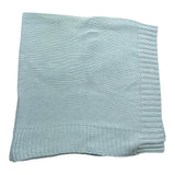 WEDOBLE coperta tinta unita con ricami Azzurro per Neonato COPAZZ AZZURRO WEDOBLE