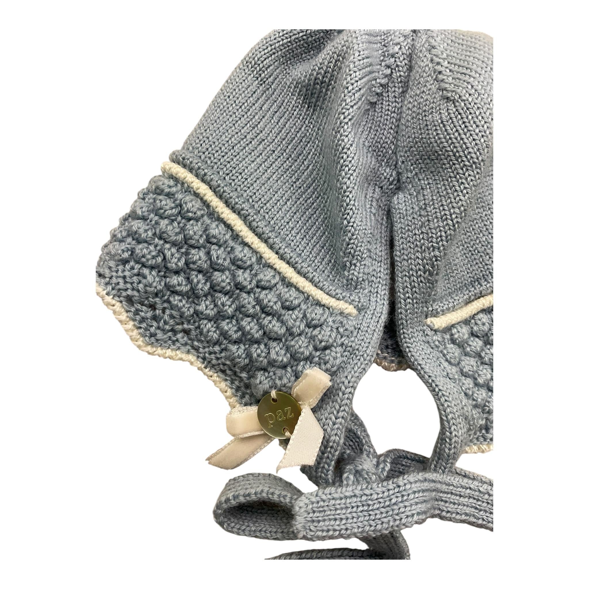 PAZ RODRIGUEZ cappello tinta unita Azzurro per Neonata 011110978 AZZURRO PAZ RODRIGUEZ