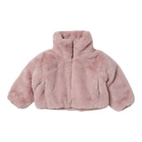 SAVE THE DUCK pelliccia tinta unita reversibile Rosa per Bambina J31352G ROSA SAVE THE DUCK