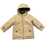 TRUSSARDI giubbino tinta unita con cappuccio Beige per Neonato TIA25090GB BEIGE TRUSSARDI