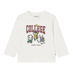 MAYORAL shirt girocollo tinta unita con stampa in contrasto Bianco per Neonato 23022 BIANCO MAYORAL