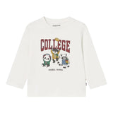 MAYORAL shirt girocollo tinta unita con stampa in contrasto Bianco per Neonato 23022 BIANCO MAYORAL