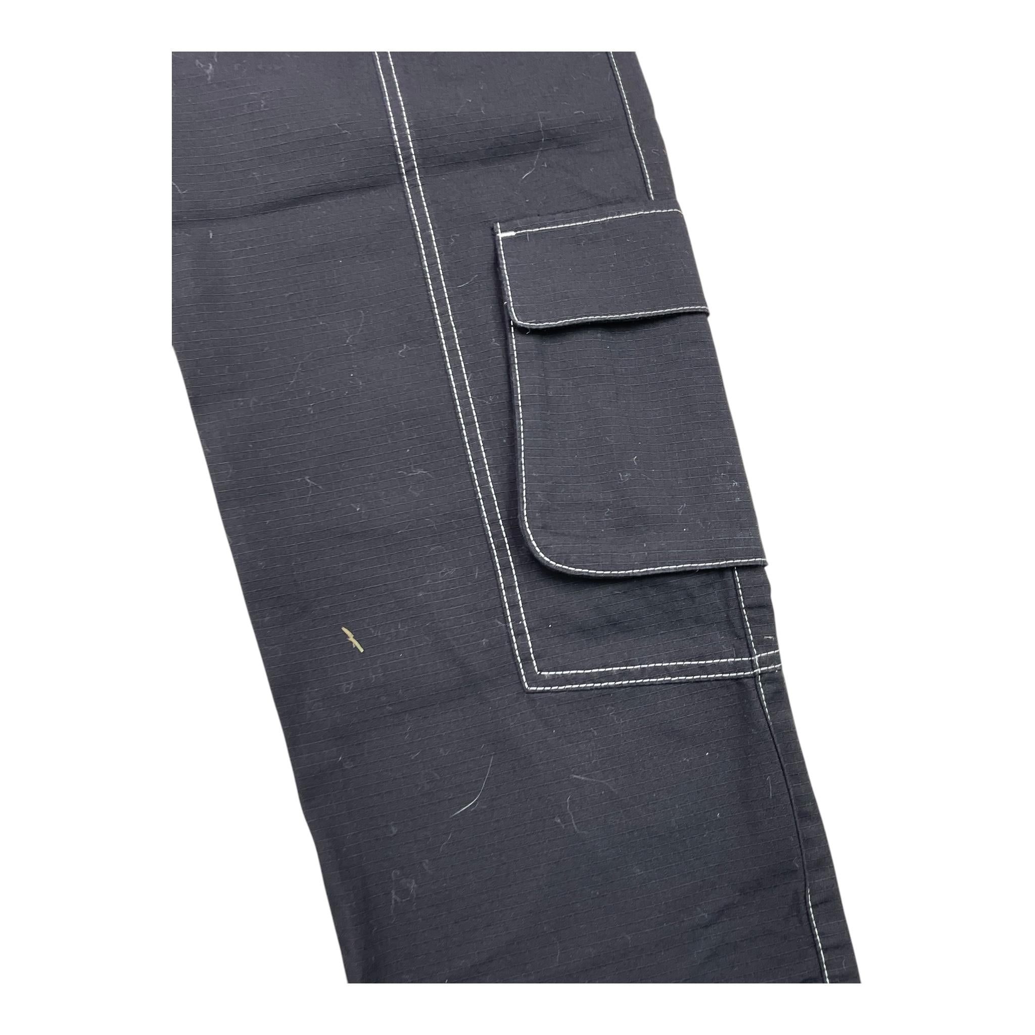 MOSCHINO pantalone tinta unita con elastico in vita Nero per Bambina HUP08J NERO MOSCHINO