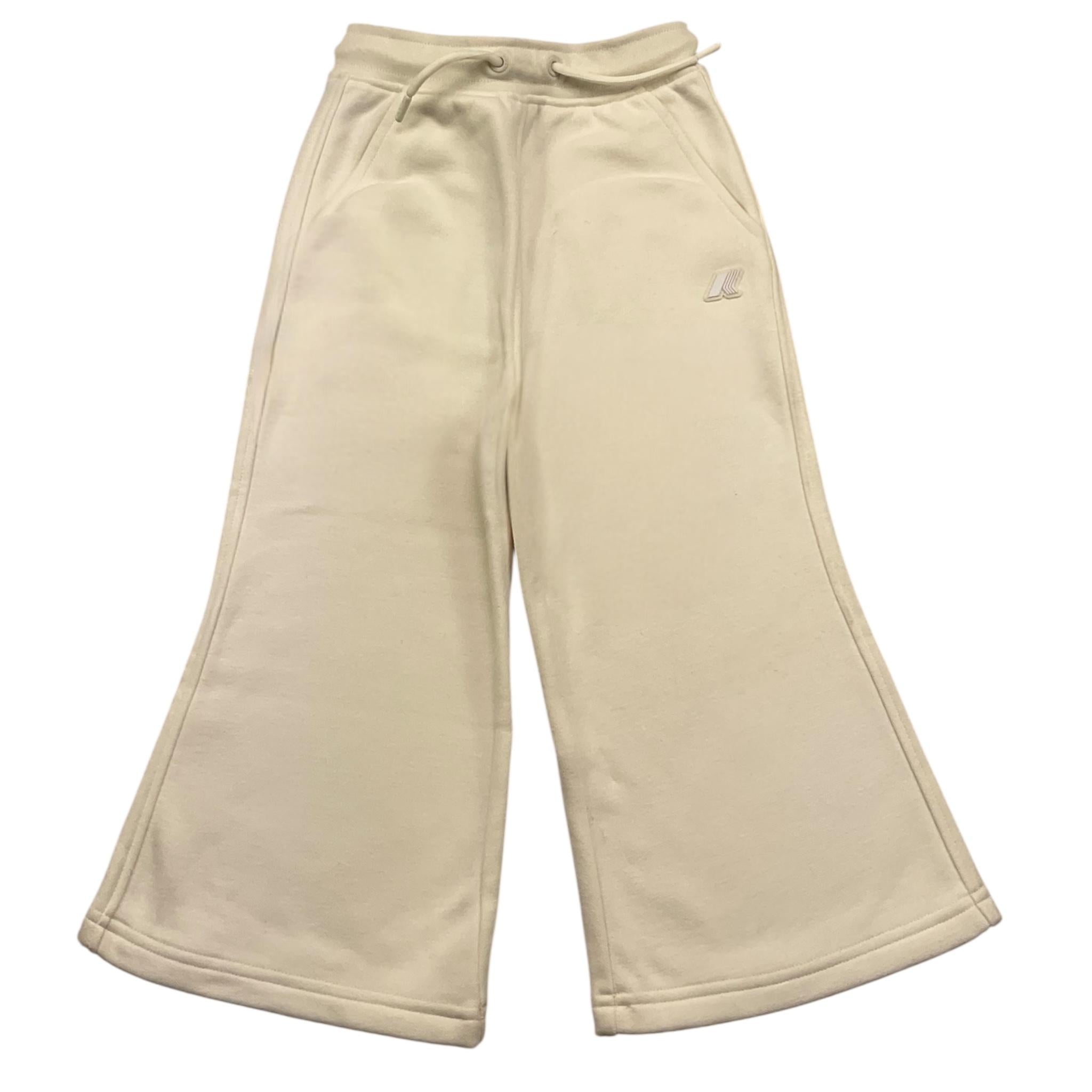 K-WAY pantalone modello tuta a zampa tinta unita Panna per Bambina K3131PWX PANNA K-WAY