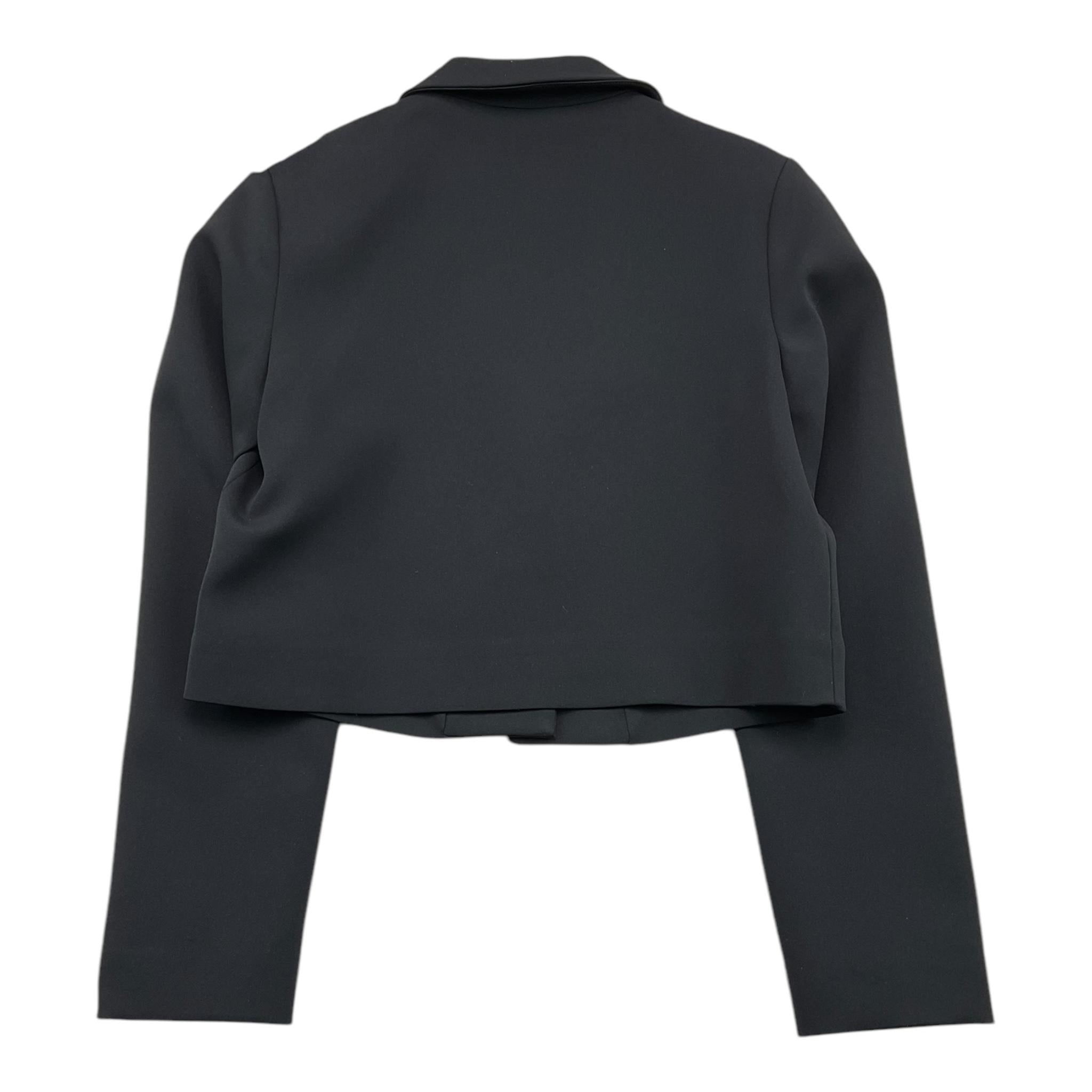 MOSCHINO giacca tinta unita con bottone in contrasto Nero per Bambina HAA00L NERO MOSCHINO