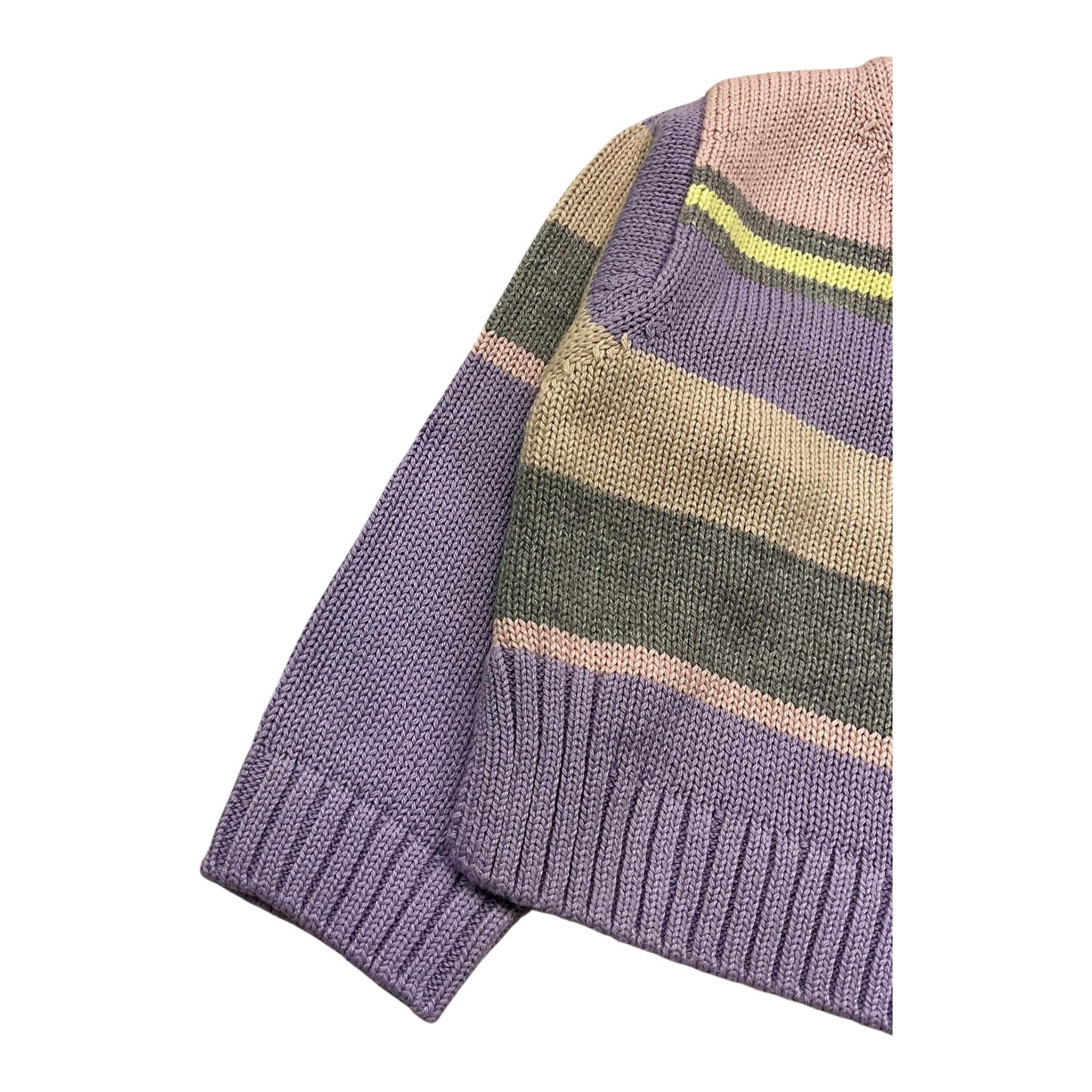 IL GUFO maglia gircollo fantasia a righe Multicolor per Neonata A24AMA458EM109 MULTICOLOR IL GUFO