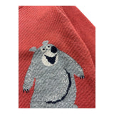 Y-CLU maglia tinta unita girocollo con stampa Ruggine per Neonata BYN10714 RUGGINE Y-CLU