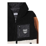 MOSCHINO giubbino teddy con cappuccio tricolore Multicolor per Bambino HUS04Y MULTICOLOR MOSCHINO